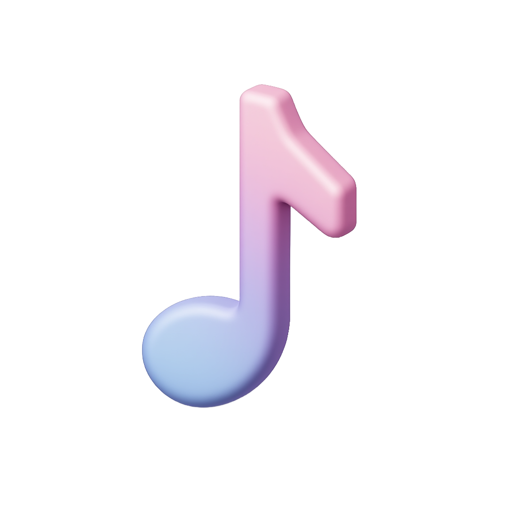 3D Musical Note